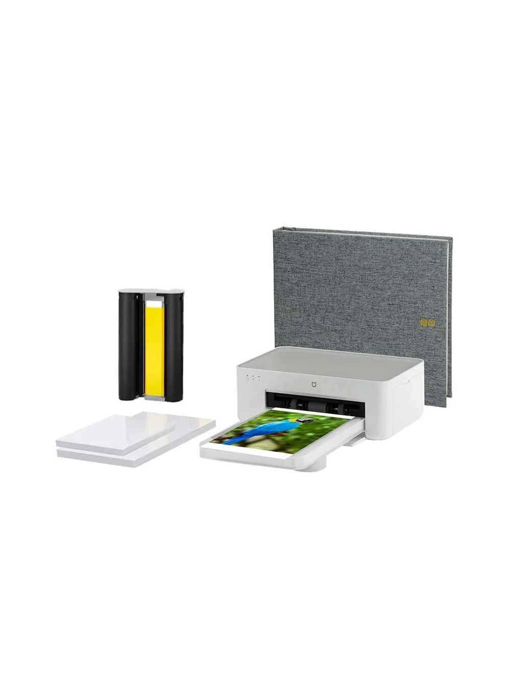 Smart Instant Photo Printer 1S Set (White, Compact Portable Design) ums75