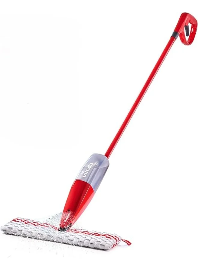 Premium Spray Mop Floor Cleaning System with Double-Sided Microfibre Pad and Refillable Reservoir (1 Set) tgnex