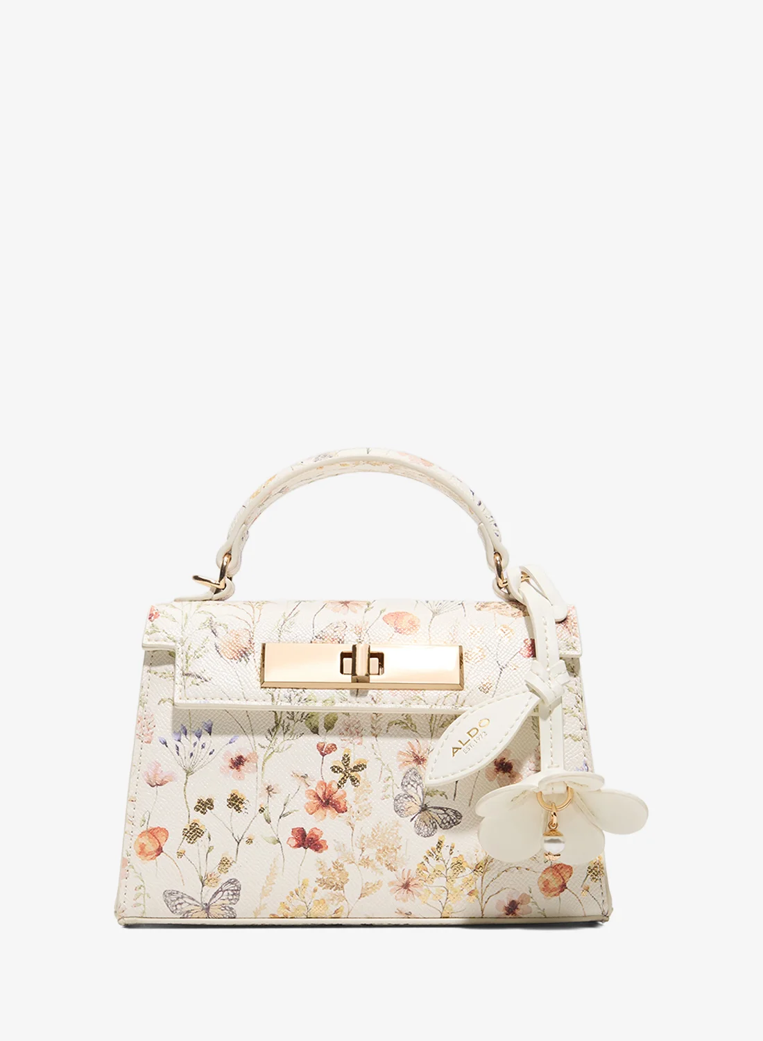 ALDO Leora Top Handle Satchel Bag Premium Structured Handbag for Women (One Size) kr5ug