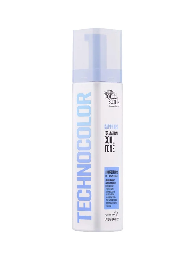 Technocolor Sapphire Express Self Tanning Foam for Fair Skin (200 mL) irtrz