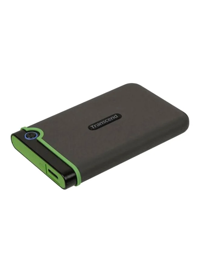Transcend Storejet 25M3S Rugged Portable External Hard Drive (Iron Gray, 1TB) j6p8q