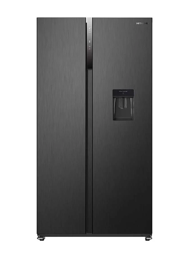 Premium Side by Side Refrigerator Dual Inverter Cooling System with Water Dispenser (Dark Inox, 525L Net Capacity) gwz0x