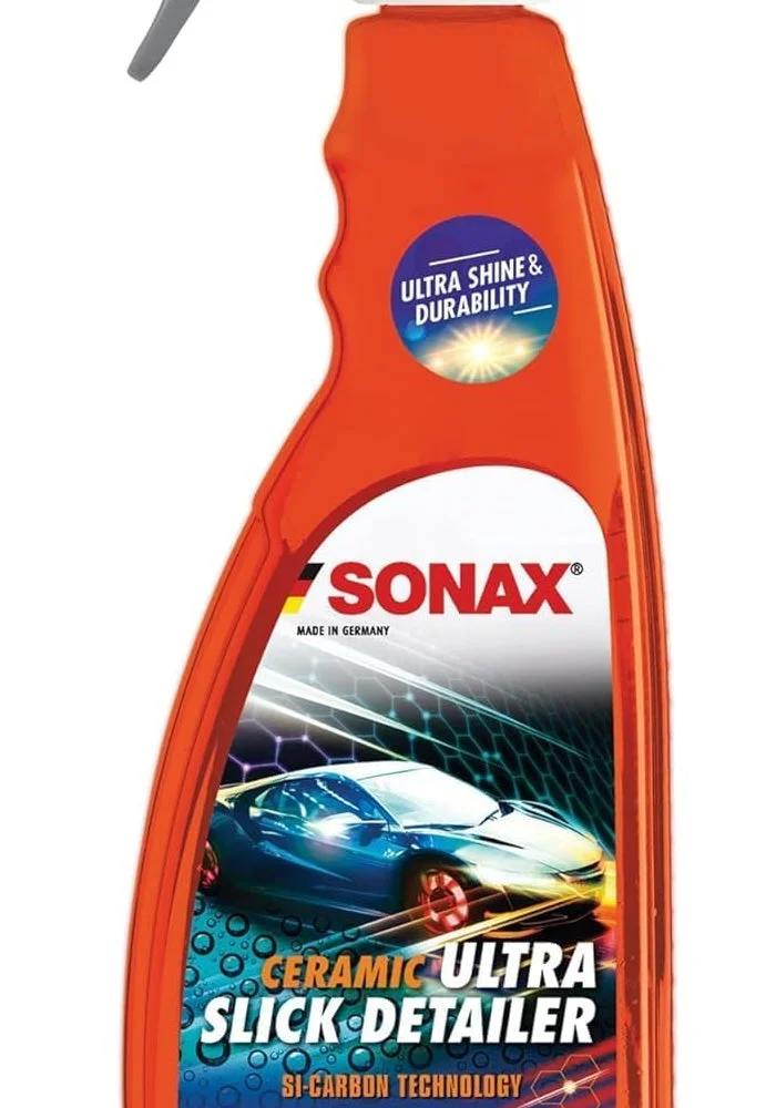 Premium Ceramic Ultra Slick Detailer Spray for Automotive Paint Protection and High-Gloss Finish (750 mL) 00d7y