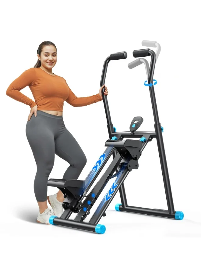 Premium Stair Stepper Machine for Home Fitness Cardio Workout (Compact Design, Adjustable Resistance) xk2zy
