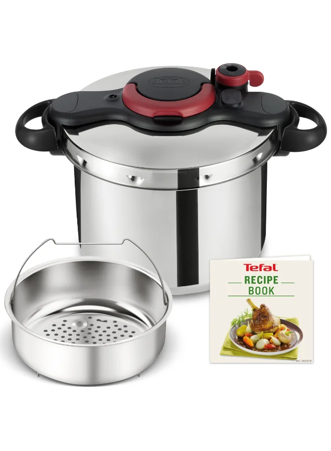 Premium Stainless Steel Pressure Cooker for All Stovetops (9 L) 0nkqb