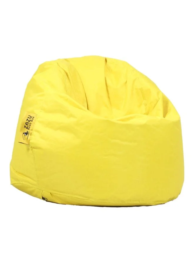 ZAZU Waterproof Bean Bag Chair Premium PVC Fabric for Indoor and Outdoor Use (Yellow, 95x75x95cm) un571