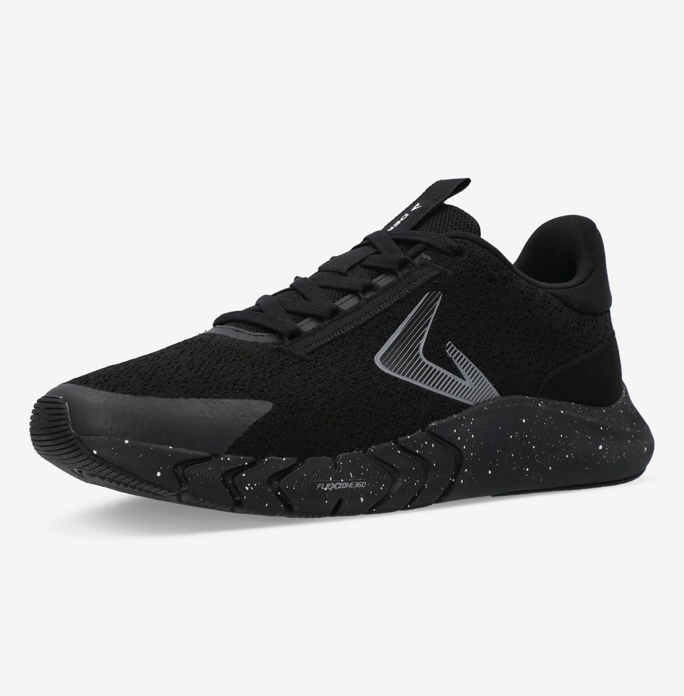 Premium Men's Running Sport Shoes Lightweight Breathable Training Sneakers with EVA Midsole for Athletic Support (Black, 42 EU) xl2kd