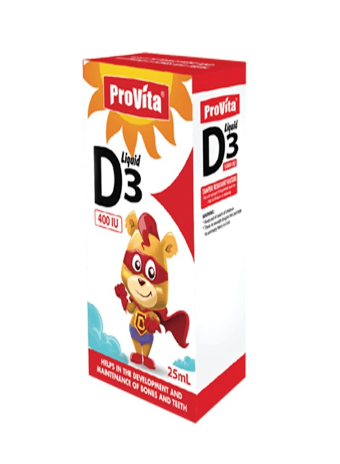 ProVita Liquid Vitamin D3 Supplement (Premium Formula, 25 mL) hick6