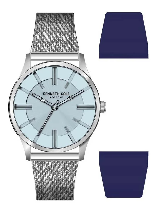 Premium Women Quartz Analog Watch Stainless Steel Silver Dial (34.5mm) p76zi