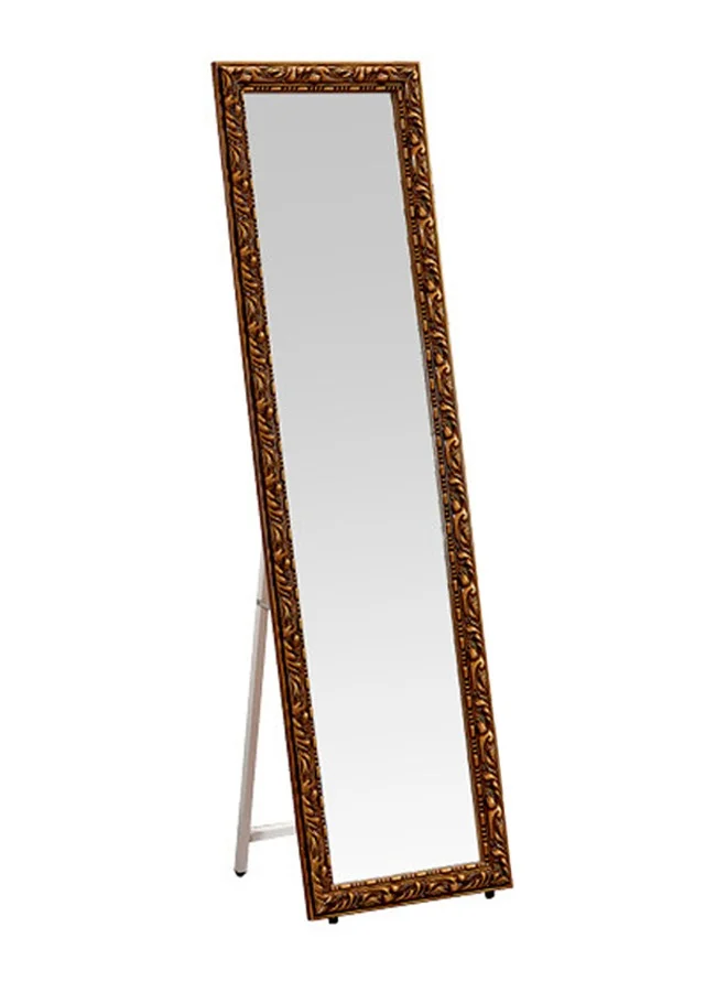 NKX Full Length Decorative Standing Mirror Premium Glass Floor Mirror for Bedroom and Living Room (160 cm x 50 cm) dh3dc