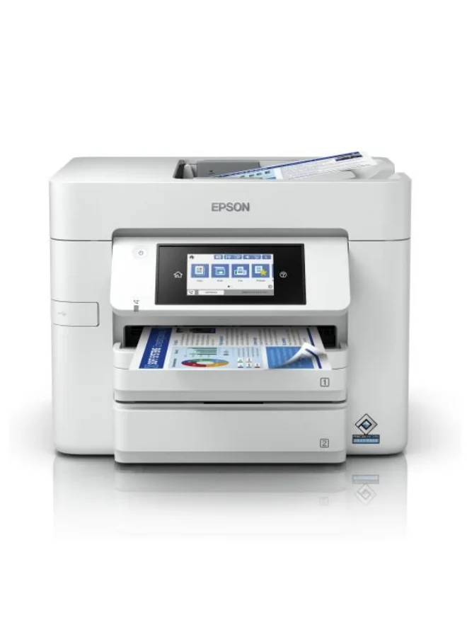 Professional All-in-One Color Inkjet Printer A4 Wireless Office Multi-Function Device (Black) nxrgl