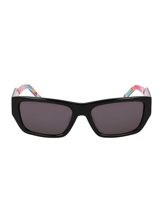Premium Rectangular UV Protection Sunglasses for Women (Black, 56 mm) ij21b
