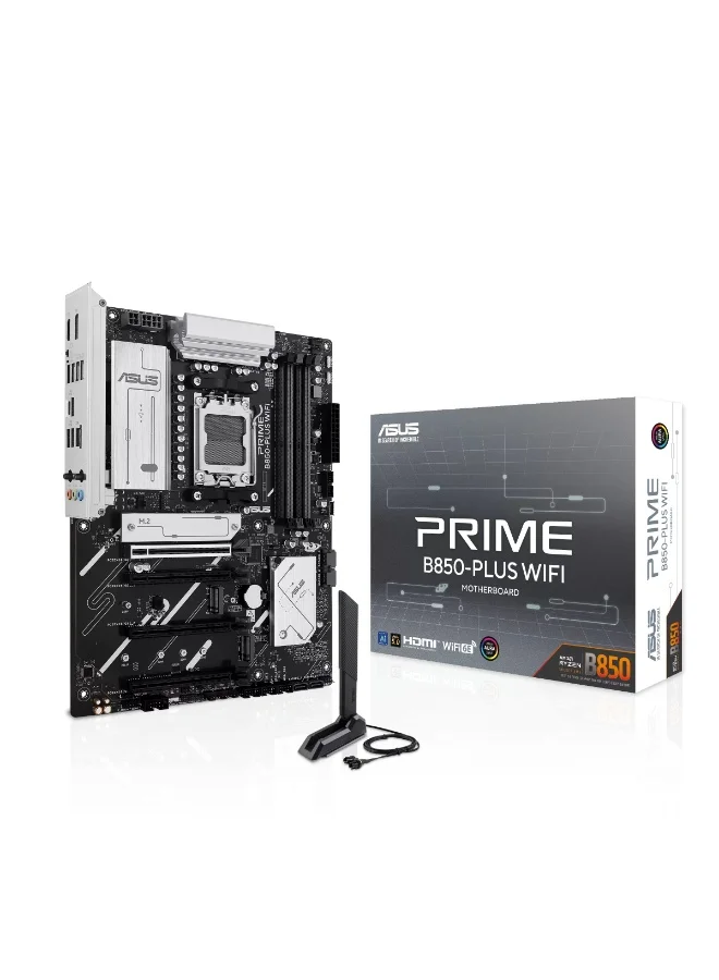 Premium B850-PLUS WiFi ATX Motherboard, AMD AM5 Socket, DDR5 Support, PCIe 5.0, Wi-Fi 6E, Bluetooth 5.3, 2.5Gb Ethernet, USB 10Gbps (ATX Form Factor) zs2pt