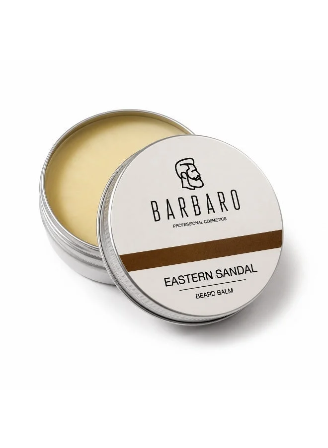 BARBARO Beard Balm Sandalwood Sculpting Wax (Natural Beeswax & 6-Oil Complex, 30 mL) epf6i