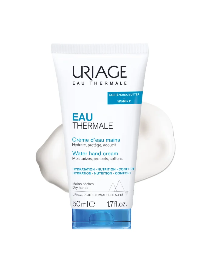 Uriage Eau Thermale Moisturising Hand Cream with Alpine Thermal Water for Soft and Nourished Skin (50 mL) ifhxo