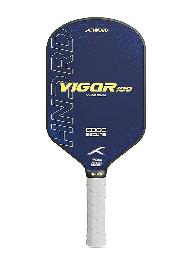 Hundred Vigor 100 Wide Pickleball Paddle Premium Graphite Surface (13mm Core, Navy/Gold) 2puzf