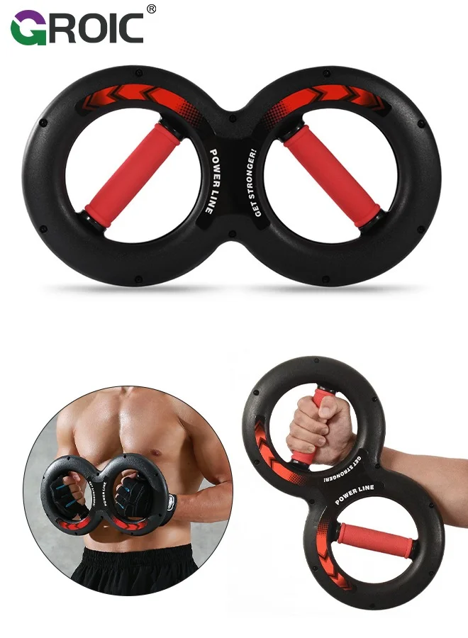 GROIC Wrist Grip Strength Trainer Multifunctional Forearm Exerciser (Premium Steel, Adjustable Resistance) jo356