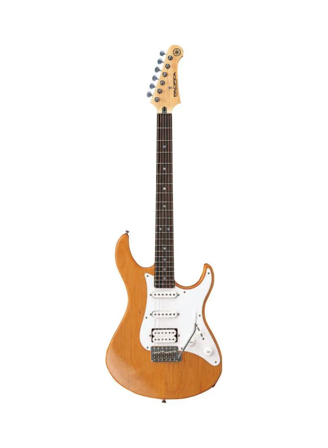 Premium Electric Guitar Solid Wood Body Professional Musical Instrument for Beginners and Intermediate Players (Natural Wood Finish) 88bvf