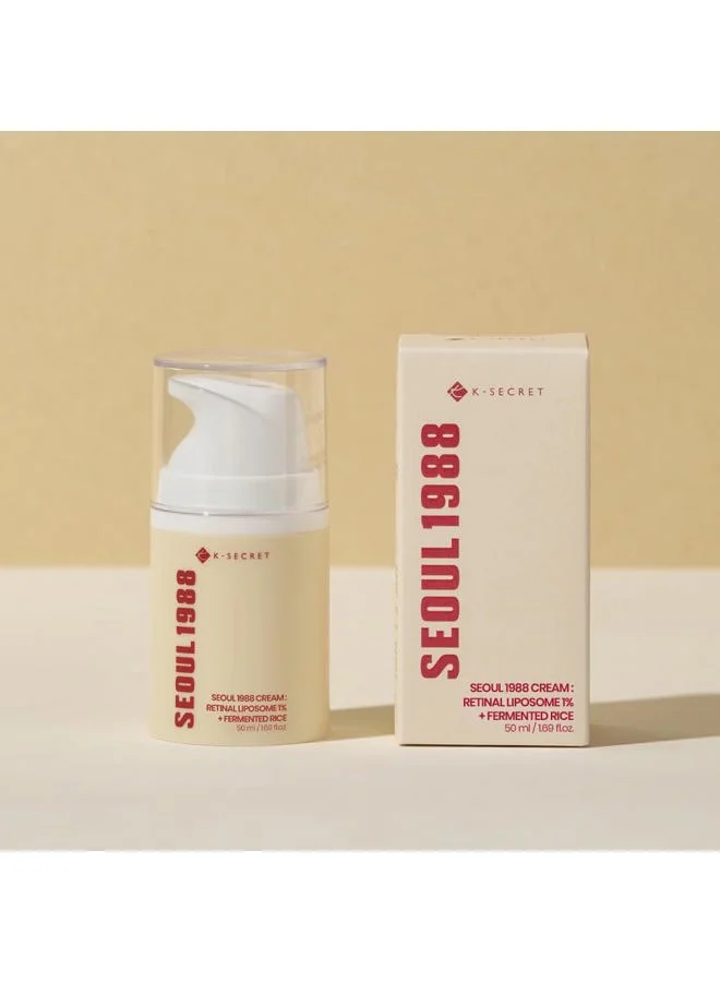 K-SECRET SEOUL 1988 Cream with Retinal Liposome 1% and Fermented Rice (30 mL) ilkp8