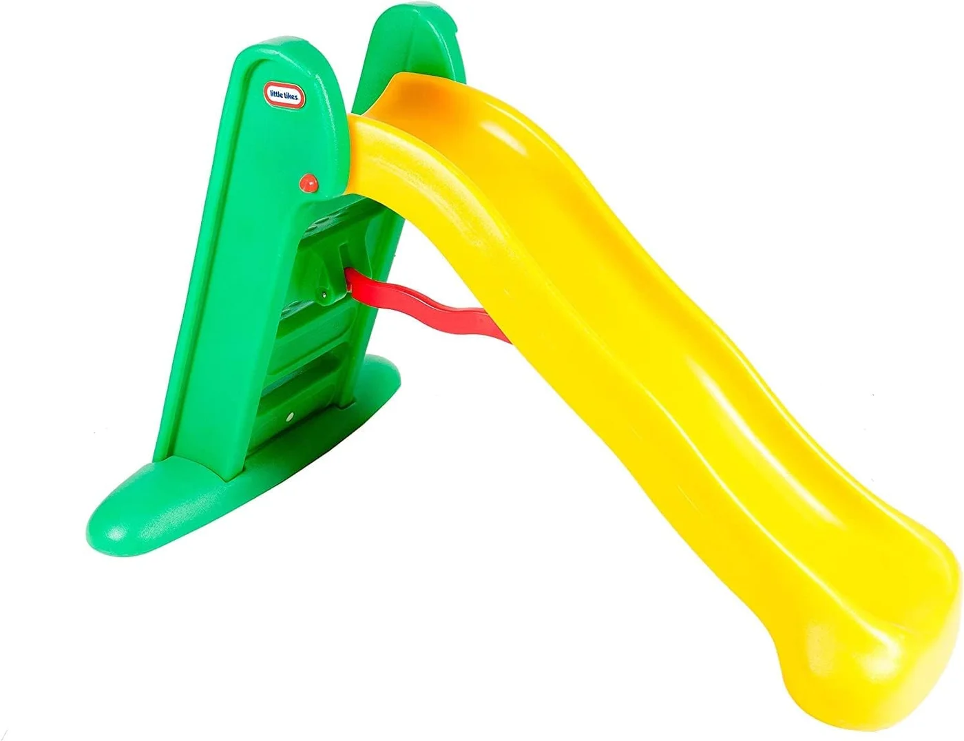 Premium Outdoor Playground Slide Durable Plastic Playset for Kids (Sunshine Yellow, 168 cm) ifr7v