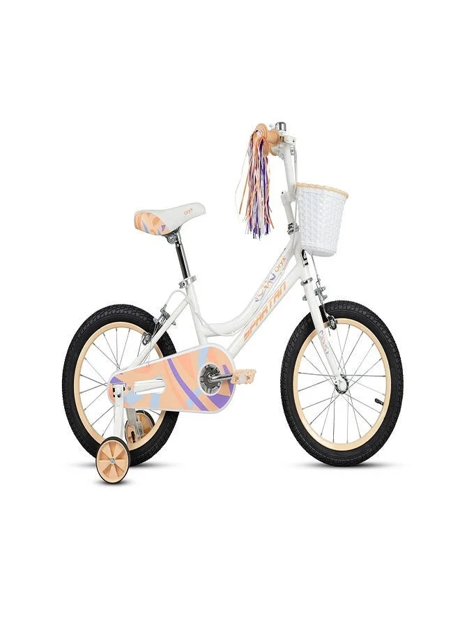 Spartan Kids Bicycle 16-Inch Wheel with Training Wheels Single Speed (Light Peach) xnuuq