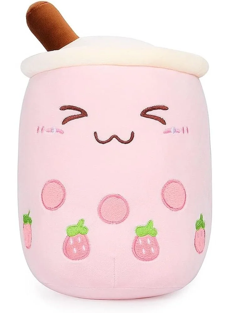 KASTWAVE Boba Bubble Tea Plush Pillow Soft Stuffed Cartoon Food Cushion (24 cm) wbziy