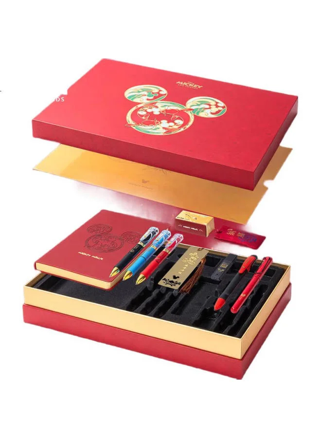 Premium Cartoon Stationery Gift Set for Students, Exam-Ready Learning Supplies Kit for School Success (Multicolor, 1 Set) fk7lo