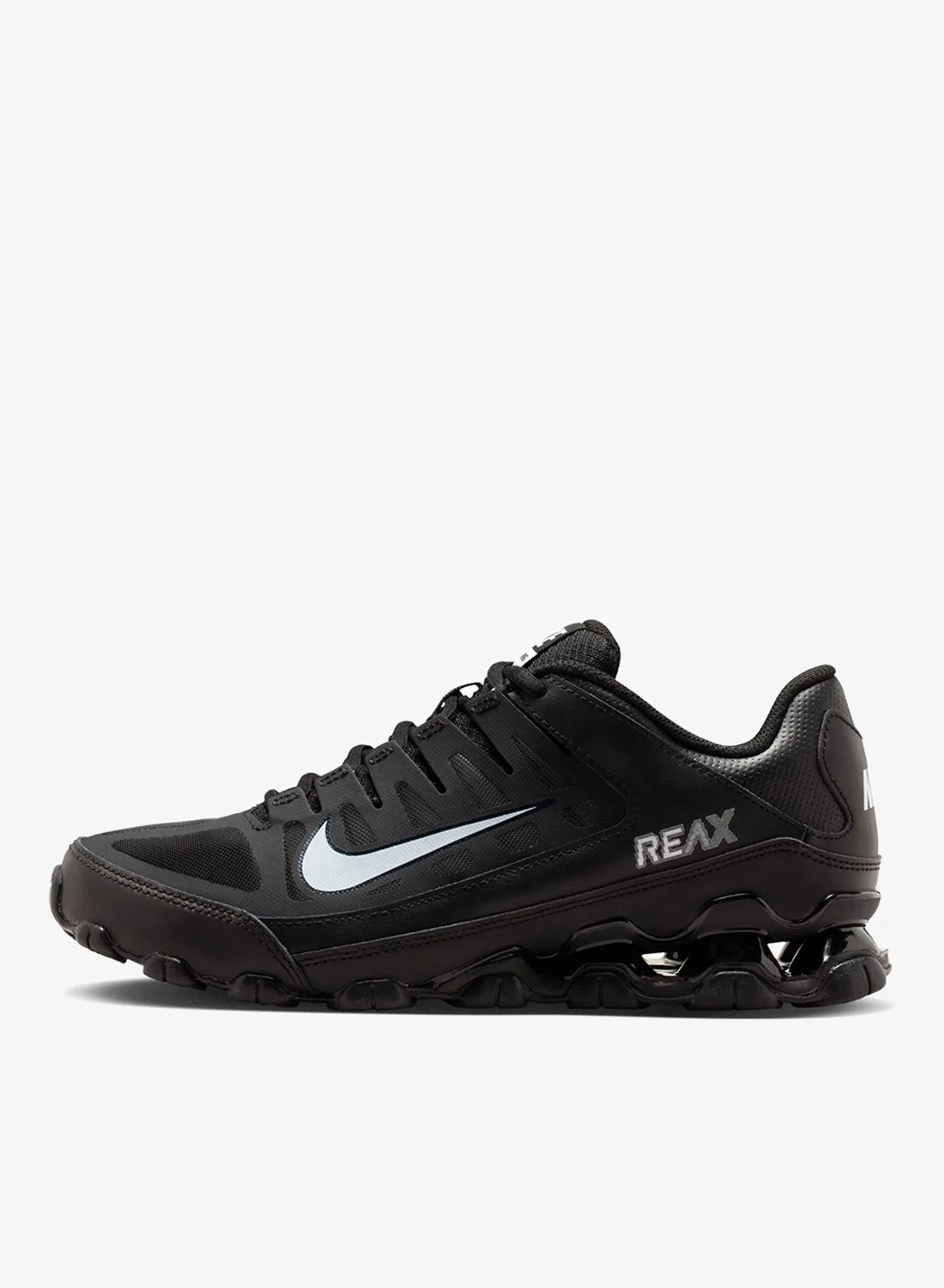 Athletic Reax 8 Tr Mesh Training Shoes Breathable Performance Footwear for Men (Black, 42 EU) qy9i5