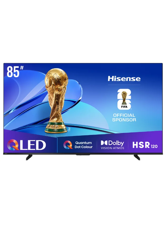 Premium 85 Inch QLED 4K Smart TV Quantum Dot Display (Black, 85 Inch) vgsur