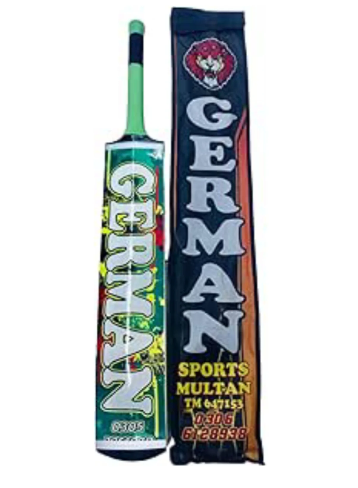 Premium Wooden Cricket Bat for Tennis and Tape Ball Play with Protective Cover (Full Size) 73gj0
