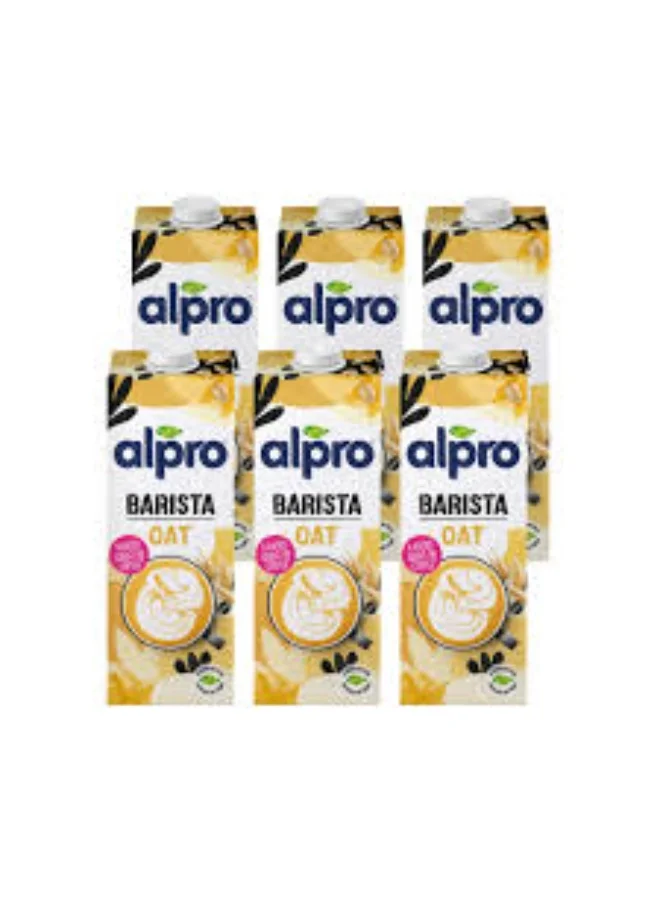 Alpro Oat Barista Drink Plant-Based Dairy-Free Beverage (6 x 1 L) wt6pz