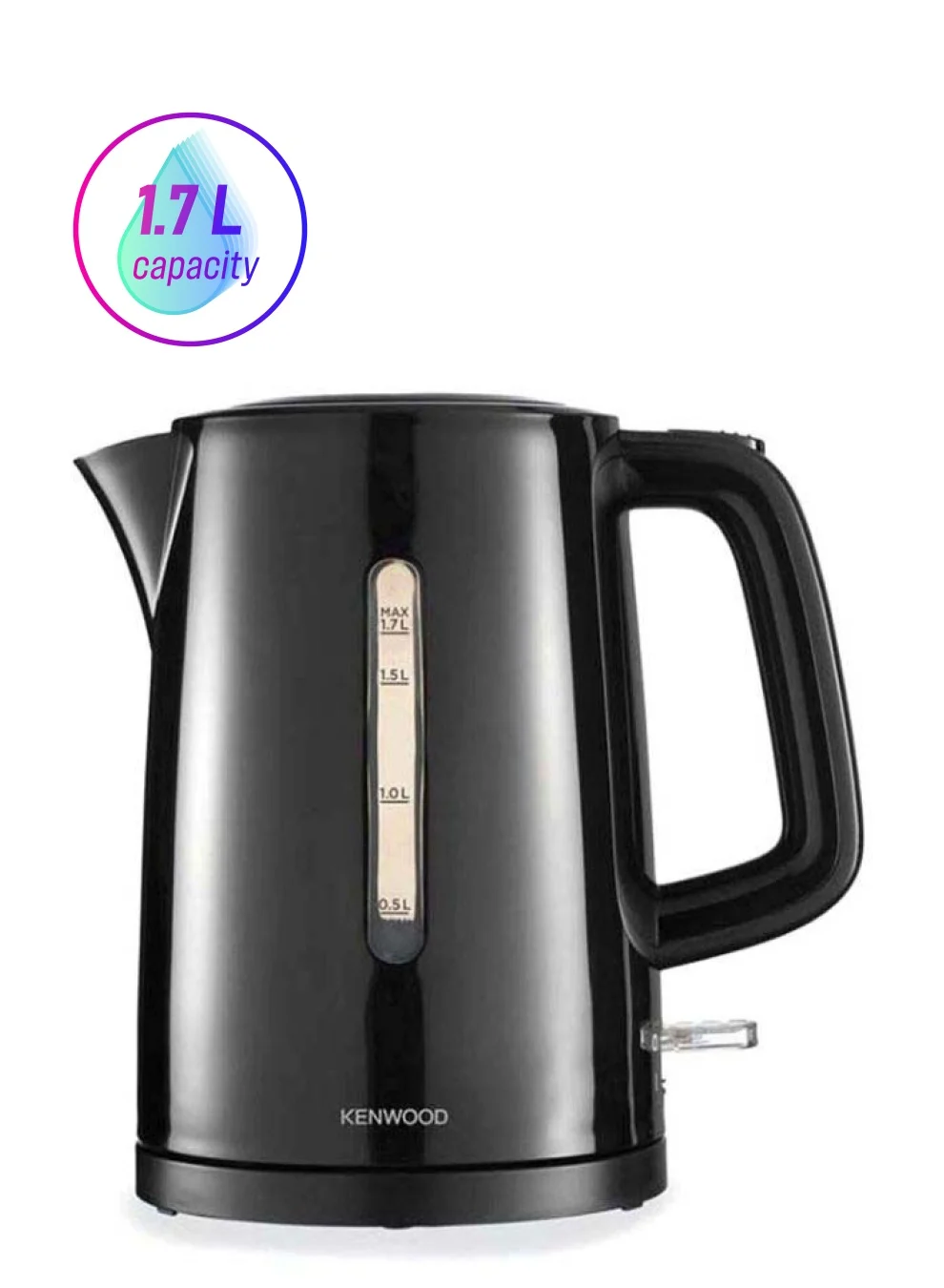 Premium Cordless Electric Kettle with Auto Shut-Off and Removable Mesh Filter (Black, 1.7 L, 2200 W) 0l22u