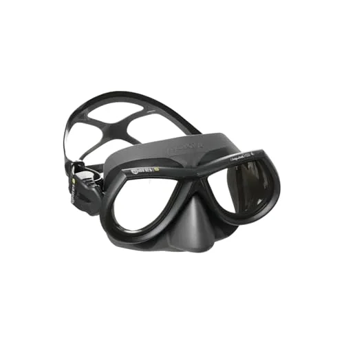 Premium Liquidskin Diving Mask BiSilicone Skirt and Strap for Snorkeling and Underwater Sports (One Size) tc6m4
