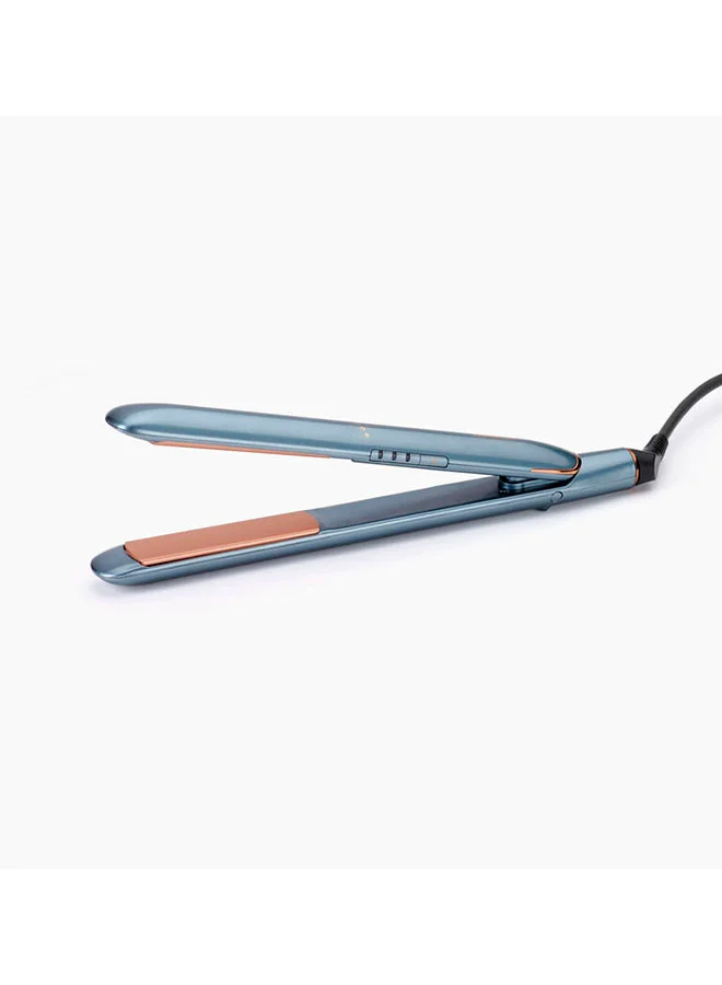 Premium Hair Straightener with Diamond-Ceramic Plates for Professional Salon-Quality Styling (Sky Blue, 1 Unit) hkwh0