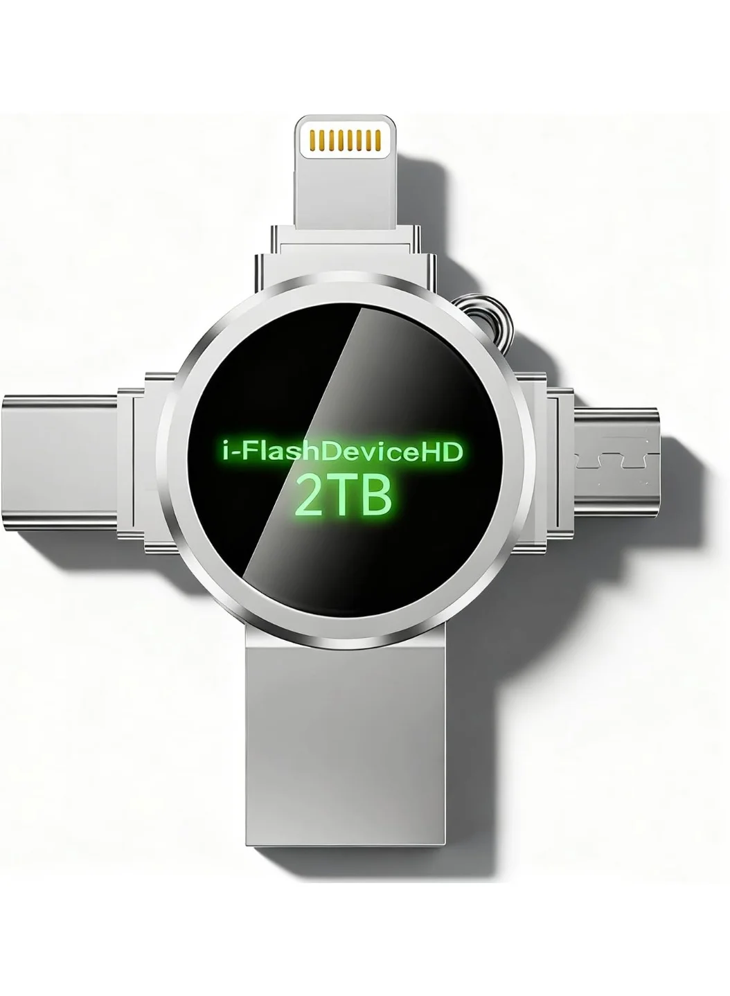 INSIJAM 4-in-1 USB Flash Drive High Speed External Storage Memory Stick (2TB) d9s8f