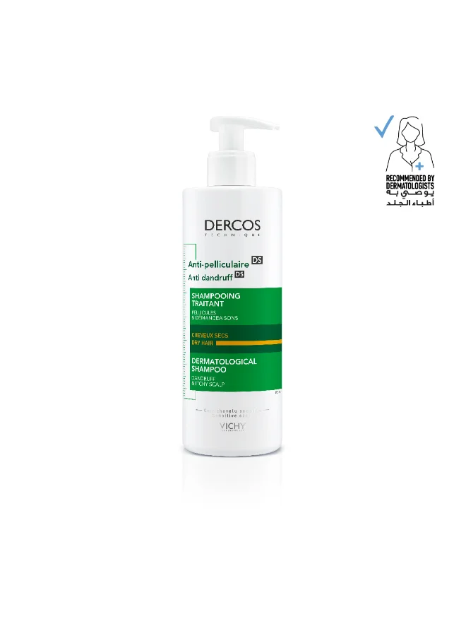 Dercos Purifying Scalp Care Shampoo For Dry Hair (Premium Formula, 390 mL) z97dm