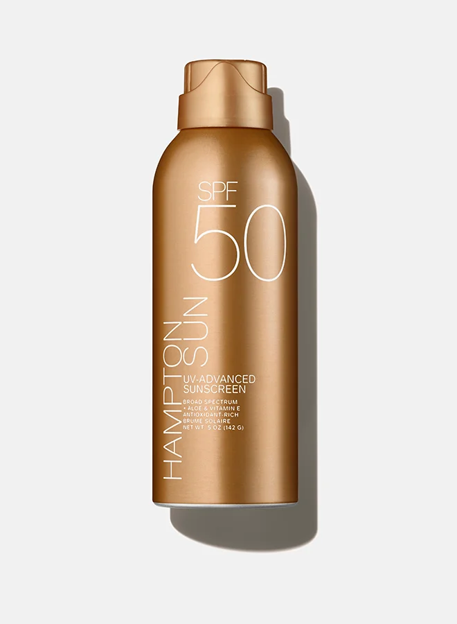 Hampton Sun UV-Advanced Sunscreen Mist SPF 50 Broad Spectrum High Protection (142 g) f9nru