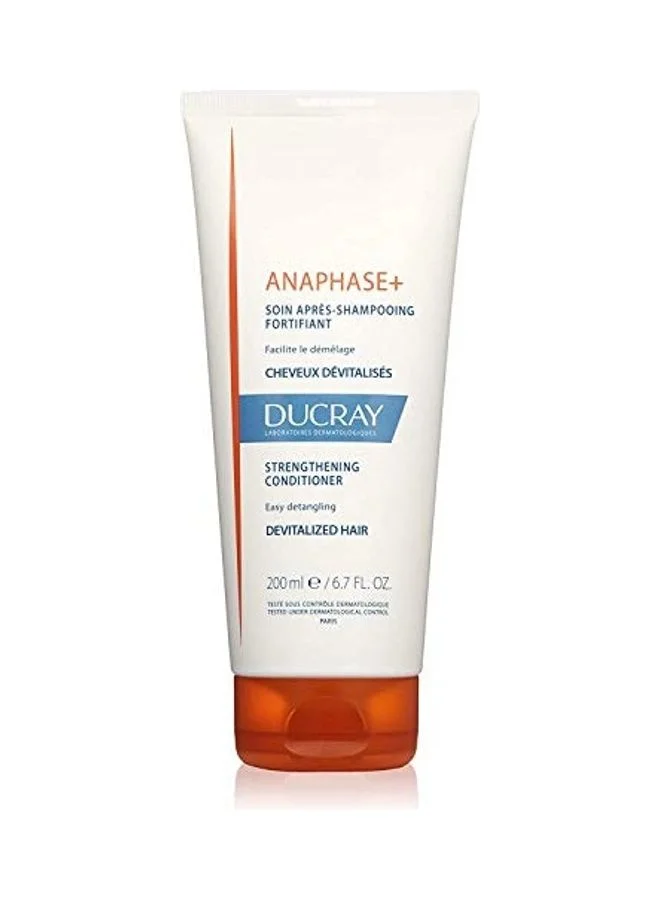 Ducray Anaphase Strengthening Conditioner for Thinning-Prone Hair (Orange/White, 200 mL) 0soyo