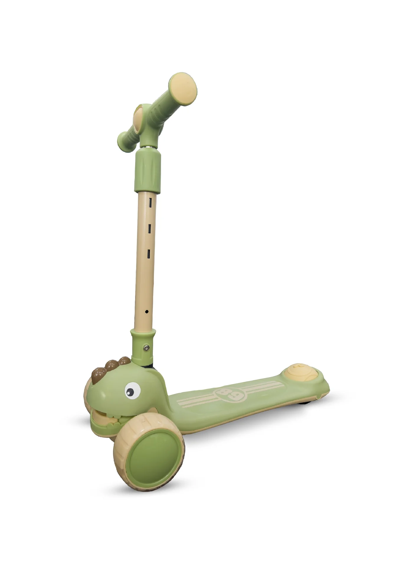 HOCC 3-Wheel LED Scooter for Kids, Adjustable Height Handlebar, Lean-to-Steer, Stable Wide Deck (3-14 Years) i2gb5