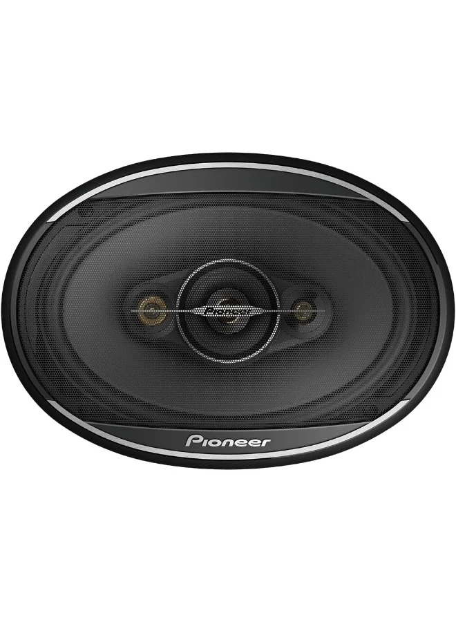 Premium 4-Way Coaxial Car Audio Speaker System High-Fidelity Sound Performance (Black, 6x9 Inch) be0ty
