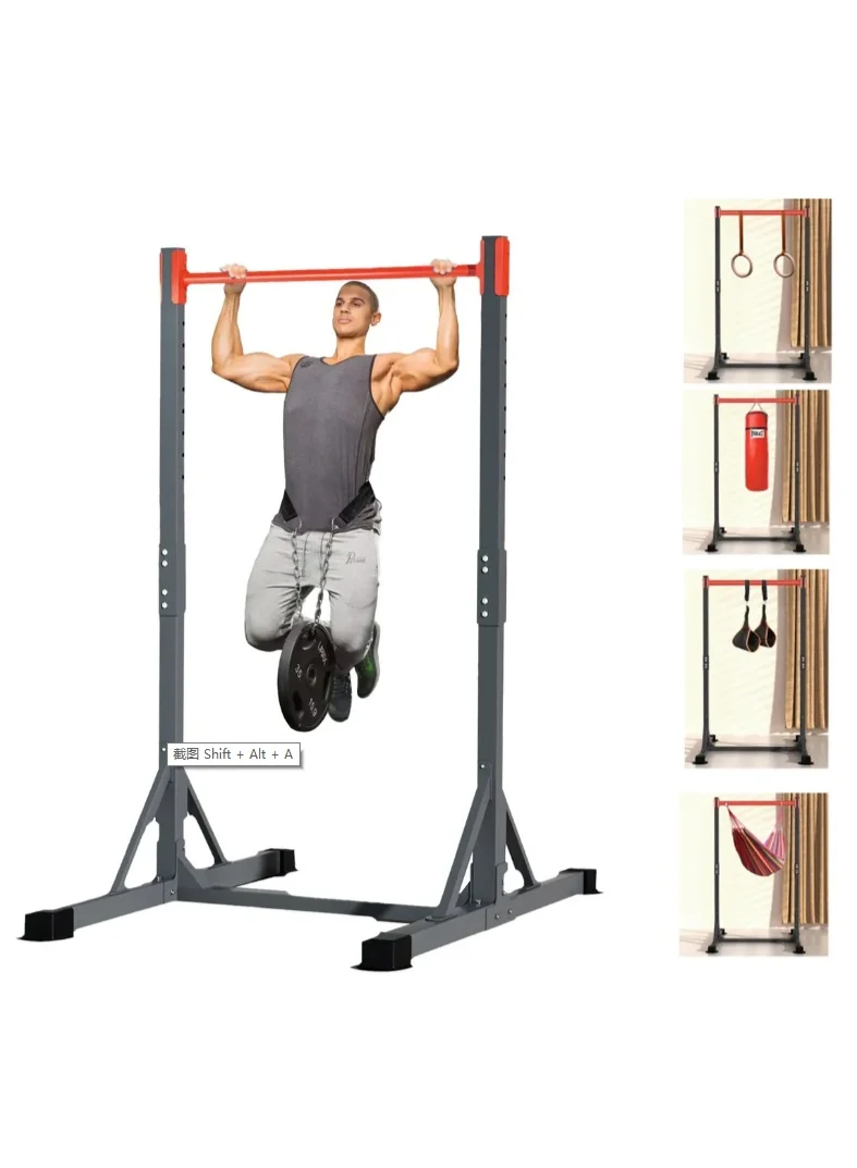 KINGMAZI Adjustable Pull Up Bar Heavy-Duty Strength Training Equipment (40cm-216cm) 6vvms