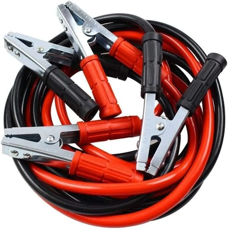 OXMEZA Heavy Duty Car Jumper Cables 3000 Amp Battery Booster Wire with Alligator Clamps for Trucks and SUVs (4 Meters) 5tokz