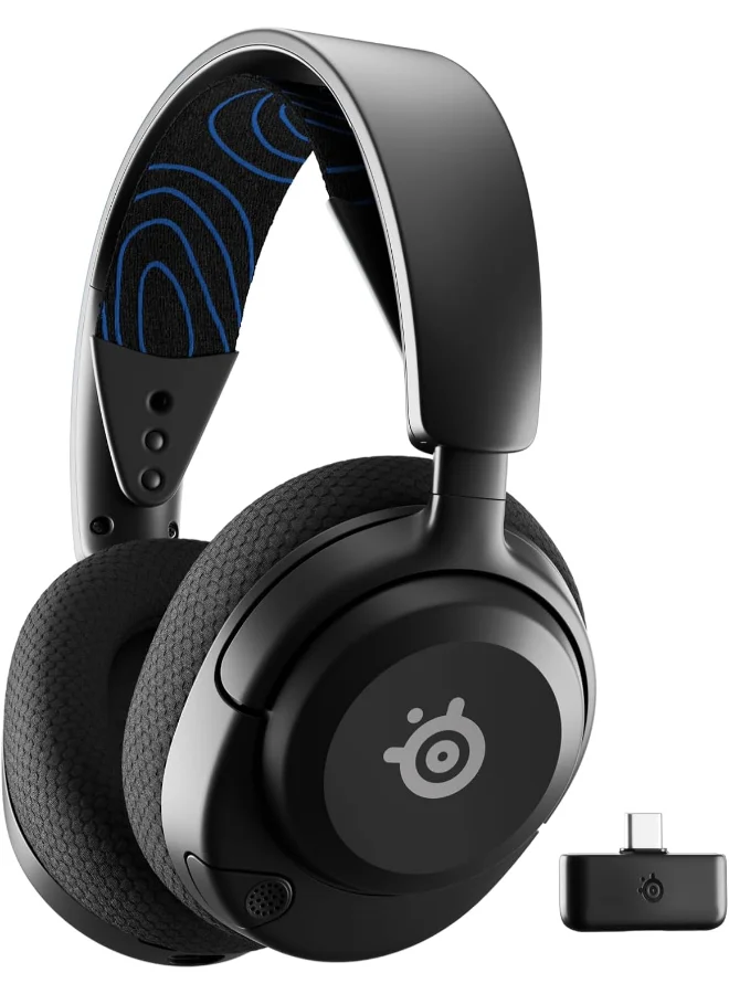 Premium Wireless Gaming Headset with 40mm Drivers and Spatial Audio (Black, One Size) bvls9