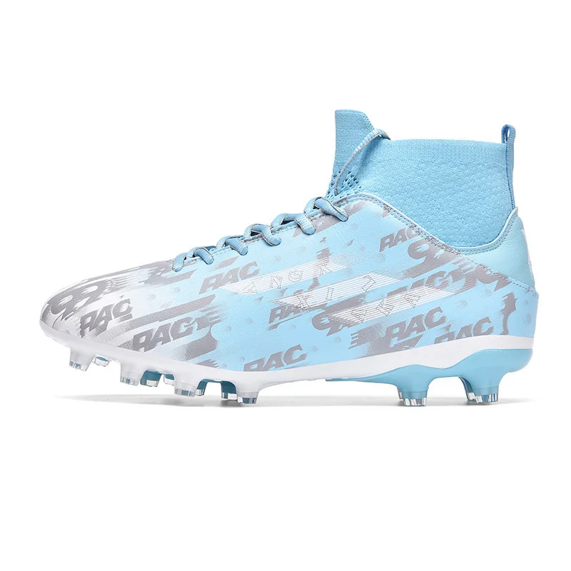 Premium High-Top Football Cleats Professional Training Soccer Shoes for Students (Unisex, 35-44) fku9g