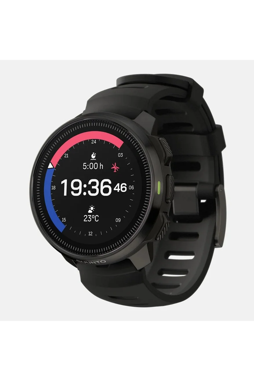 Premium Dive Computer and Sports Watch with Advanced Tracking Features (All Black) 34en7