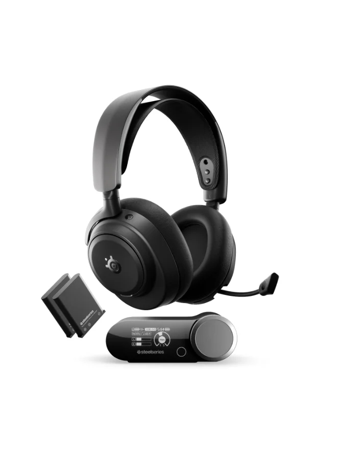 Premium Wireless Gaming Headset with Active Noise Cancelling and Hi-Res Audio (Black, Over-Ear) ijy9f