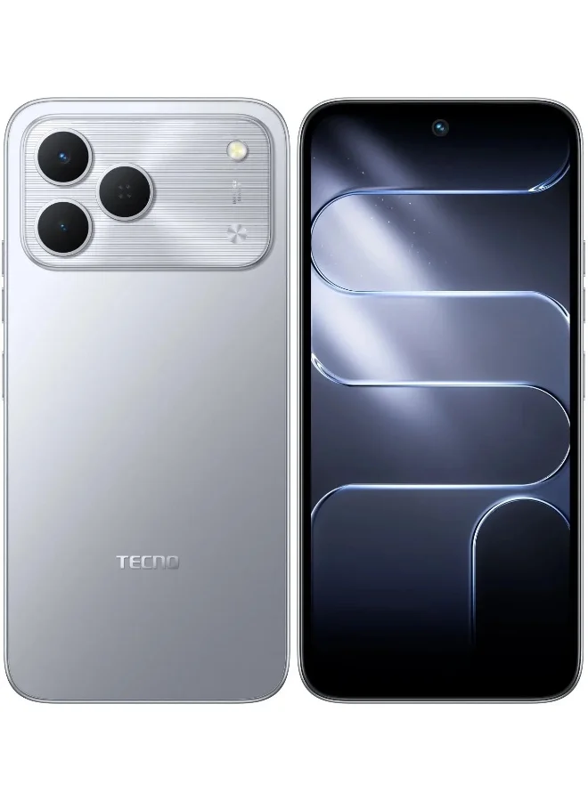 TECNO Spark 50 Dual SIM Smartphone 8GB RAM 256GB Storage 4G Titanium Grey (6.78 inch) y91h6