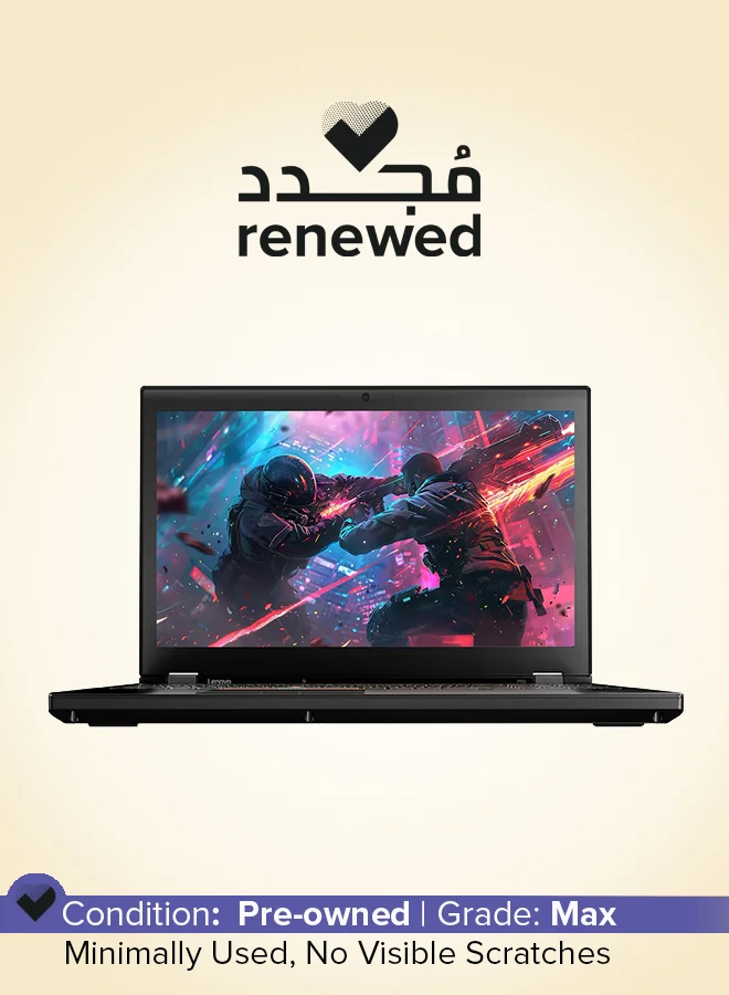 Premium Refurbished Workstation Laptop 15.5-Inch FHD Display Intel Core i7 32GB RAM 512GB SSD Dedicated Graphics Windows 10 (Black) j0829