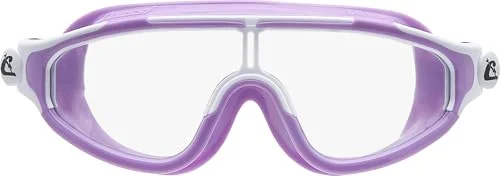 Cressi Baloo Swim Goggles Premium Anti-Fog UV Protection (Lilac White, Kids) 23vwh
