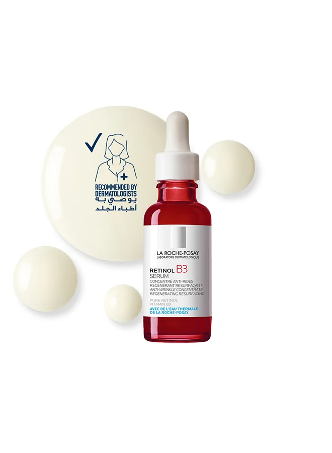 Premium Retinol B3 Face Serum for Mature Skin, Smoothing and Resurfacing Facial Treatment (Clear, 30 mL) cvlg8